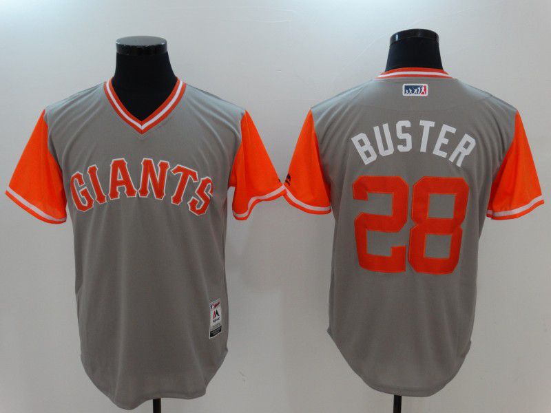 Men San Francisco Giants #28 Buster Grey Legend 2021 MLB Jersey